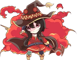Megumin Anime Explosion Magic PNG