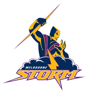 Melbourne Storm Rugby Logo PNG image