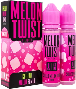 Melon Twist E Liquid Packaging PNG image