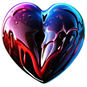 Melting Heart Clipart Surreal PNG 05252024 PNG