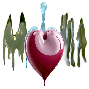 Melting Heart Clipart Surreal PNG 42 PNG