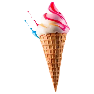 Melting Ice Cream Cone Png 62 PNG image