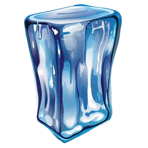 Melting Ice Cube PNG Dju77