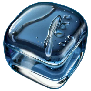 Melting Ice Cube PNG Txx44