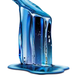 Melting Ice Cube PNG Wmk99