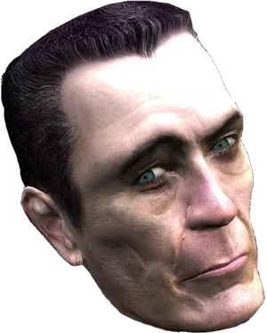 Meme Man Headshot PNG image