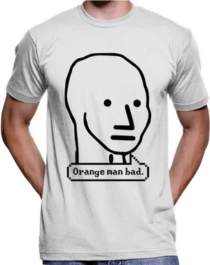 Meme Man Orange Man Bad Shirt PNG image