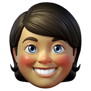 Memoji Smiling Face Png 62 PNG image