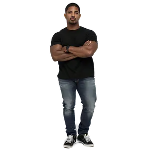 Men's Black T Shirt Png Qvs74 PNG image