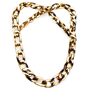 Men's Gold Chain PNG 34