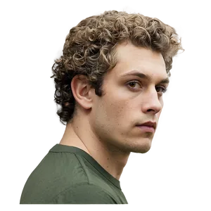 Men's Perm Hairstyle Png Tbx PNG image