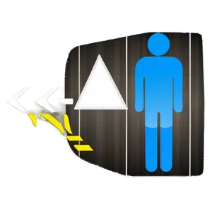 Men's Restroom Sign Png Bdj PNG image