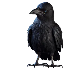 Menacing Dark Magic Crow Png 06292024 PNG image