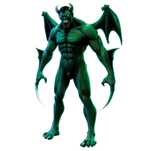 Menacing Demon PNG Qjn