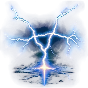 Menacing Lightning Strike Png 74 PNG image