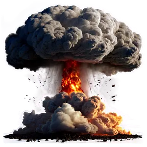 Menacing Nuclear Explosion Png Yam PNG image