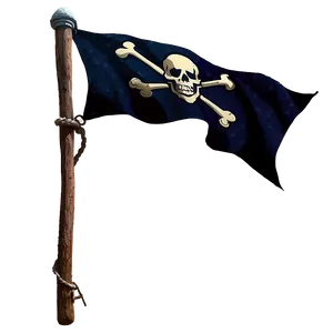 Menacing Pirate Flag PNG 39
