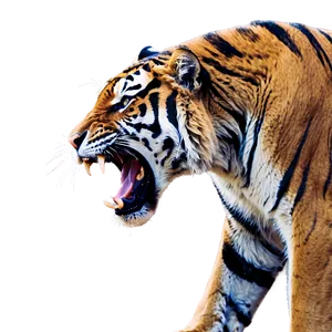 Menacing Tiger Roar PNG 55 PNG