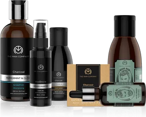 Mens Skincare Products Collection PNG image