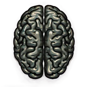 Mental Clarity Brain Emoji PNG Fga25 PNG