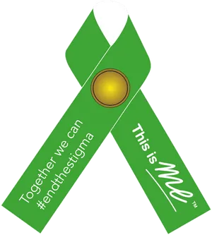 Mental Health Awareness Ribbon PNG image