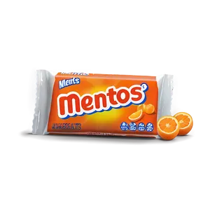 Mentos Juicy Orange Mints Png 06252024 PNG image