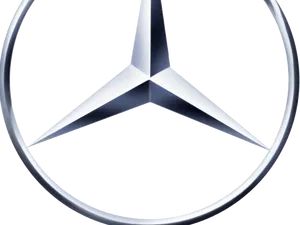 Mercedes Benz Logo Silver PNG image