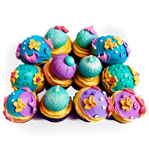 Mermaid Cake Pops PNG 63