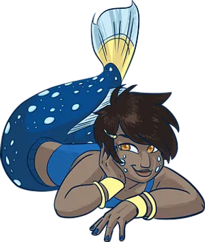 Mermaid Cartoon Character