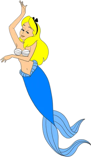 Mermaid Character Illustration PNG image