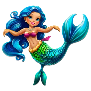 Mermaid Siren Design Png 05242024 PNG image