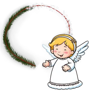 Merry Christmas Angel PNG Vhu78 PNG
