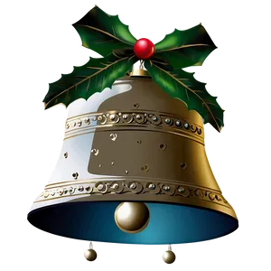 Merry Christmas Bell PNG 05032024