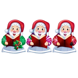 Merry Christmas Carolers PNG Yny PNG