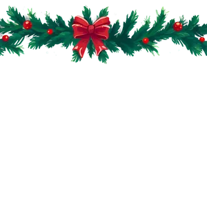 Merry Christmas Garland PNG 91 PNG