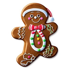 Merry Christmas Gingerbread Png 05032024 PNG image