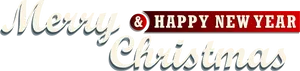 Merry Christmas Happy New Year Banner