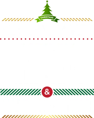 Merry Christmas Happy New Year Greeting PNG image