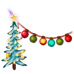 Merry Christmas Lights Png Tfi PNG image