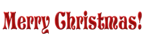Merry Christmas Red Textured Message