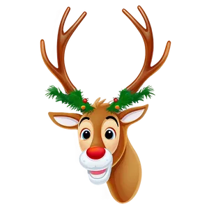 Merry Christmas Reindeer PNG 05032024