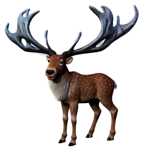 Merry Christmas Reindeer PNG Cdr85