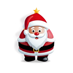 Merry Christmas Santa PNG Bua74