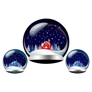 Merry Christmas Snowglobe Png 05032024 PNG image