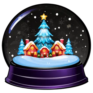 Merry Christmas Snowglobe PNG Mqq