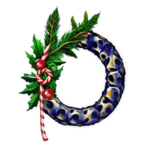 Merry Christmas Wreath PNG 96