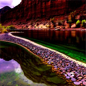 Mesa And Canyon River PNG Oxw PNG