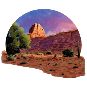 Mesa At Twilight PNG Nal61 PNG