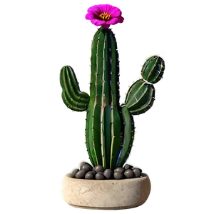 Mesa With Cacti Png 06252024 PNG image