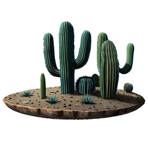 Mesa With Cacti Png Vhu7 PNG image